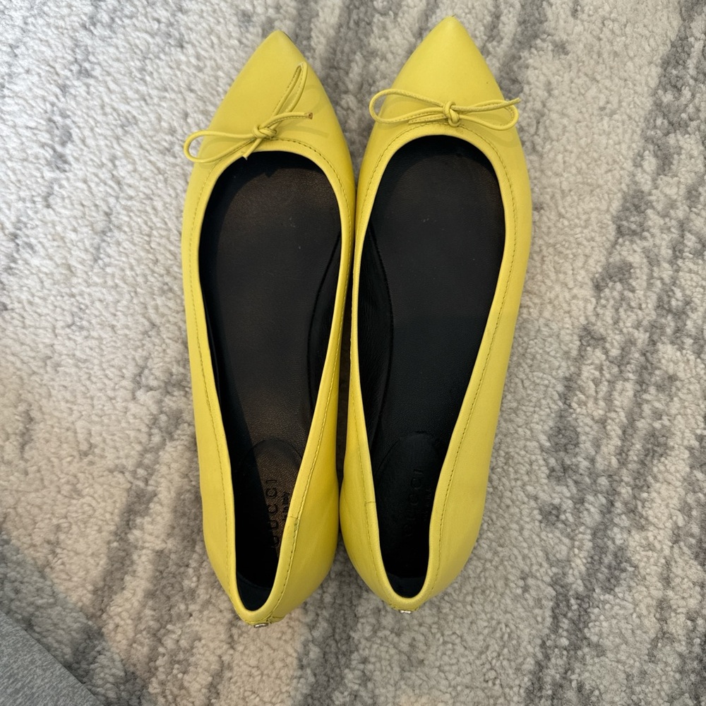 Yellow Women's Ballet Flats